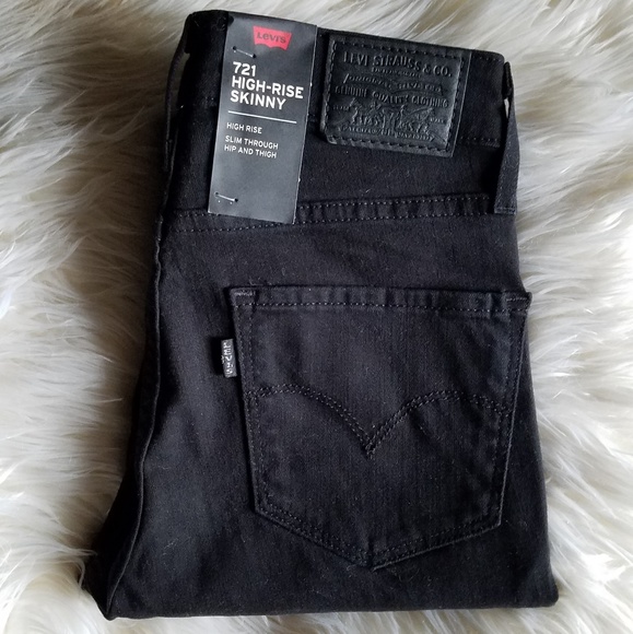 SALE! ⭐️ Levi's 721 High Rise Skinny destructed knee - Picture 7 of 8